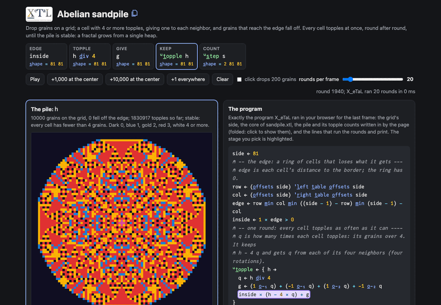Abelian sandpile
